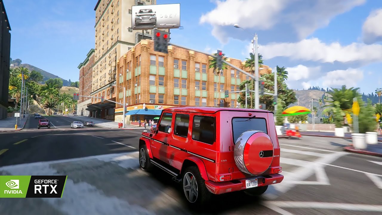 GTA 5 Ultra Realistic Graphics Mods With Ray Tracing Gameplay on RTX 2060!