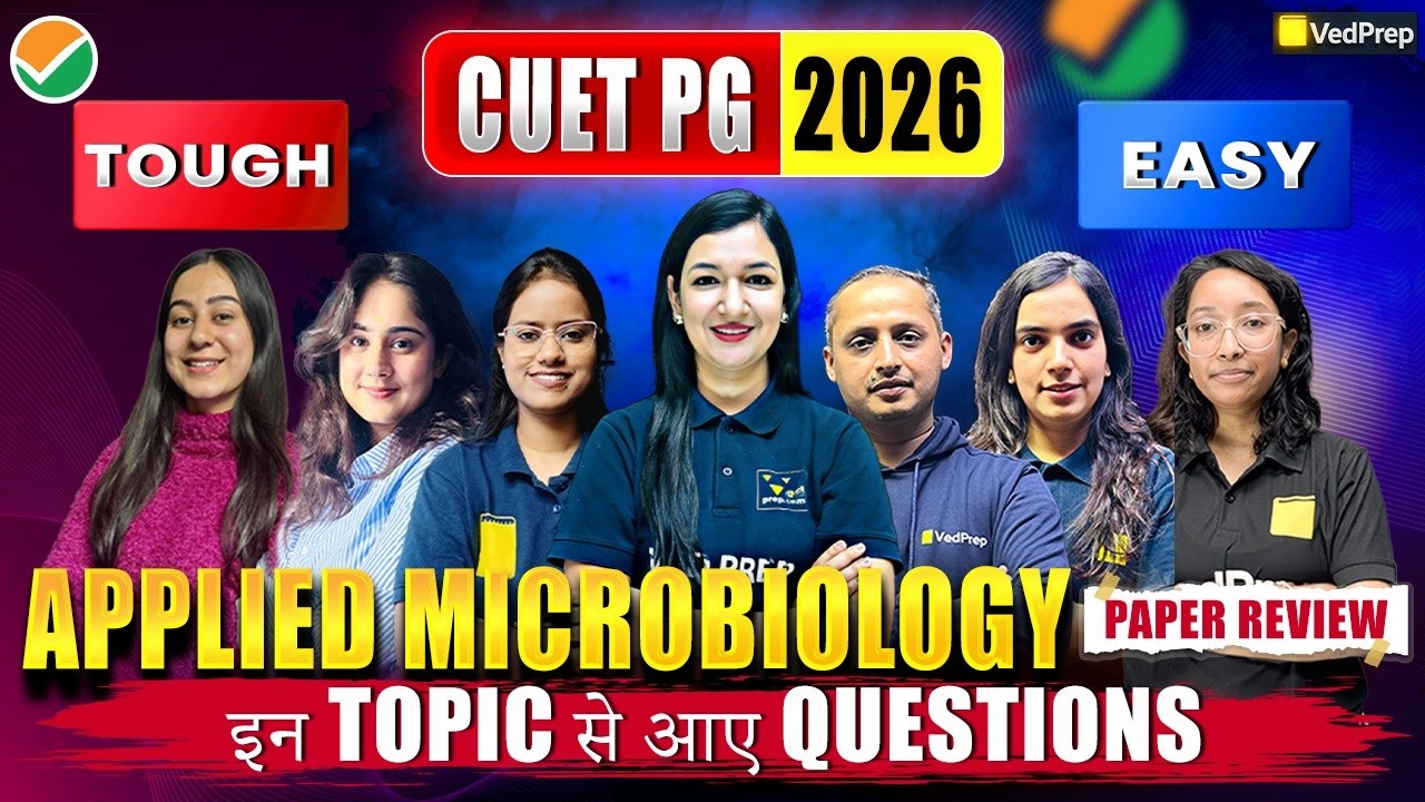 CUET PG Applied Microbiology 2026 Paper Review | Easy or Tough? | CUET PG 2026 | VedPrep Biology