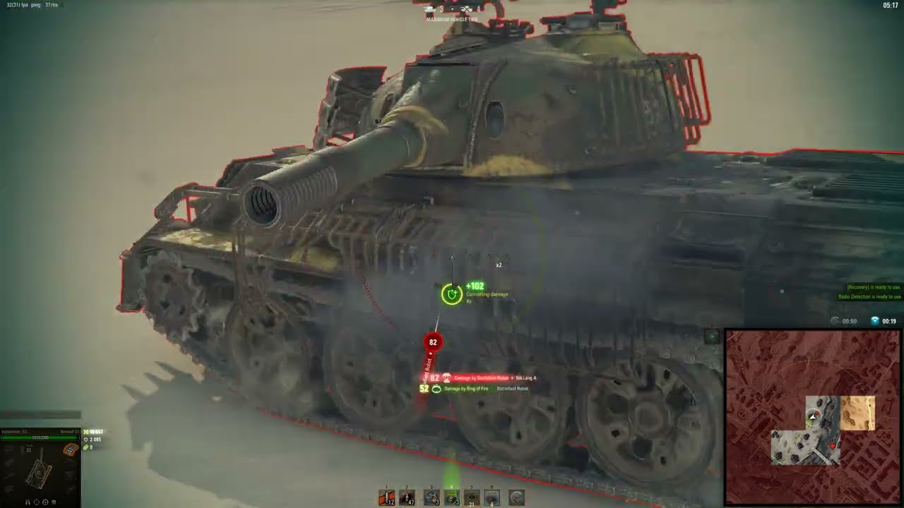 WOT - STEEL HUNTER - BEOWULF - 13 000 DMG + 5 KILLS