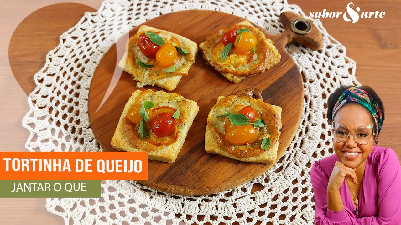 Tortinha de queijo com picles de tomate agridoce | Jantar O Quê? com Larissa Januário