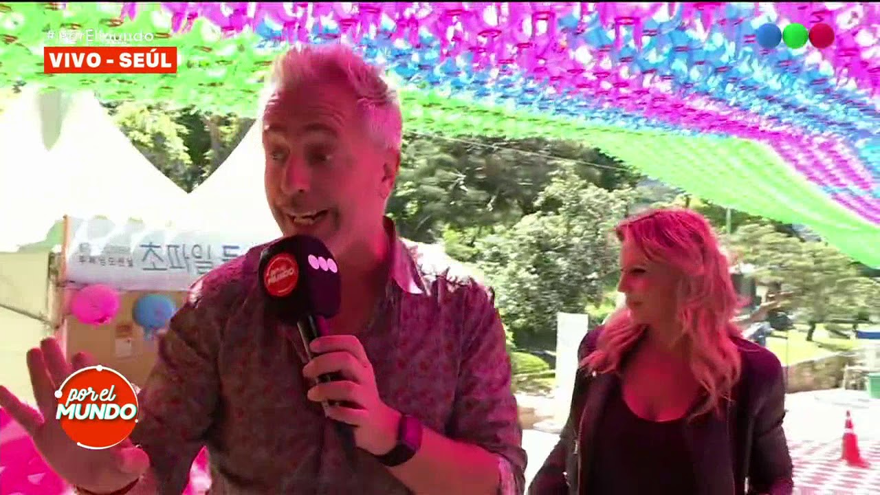 Marley y Rocío Marengo en una festividad coreana - Por el mundo 2019