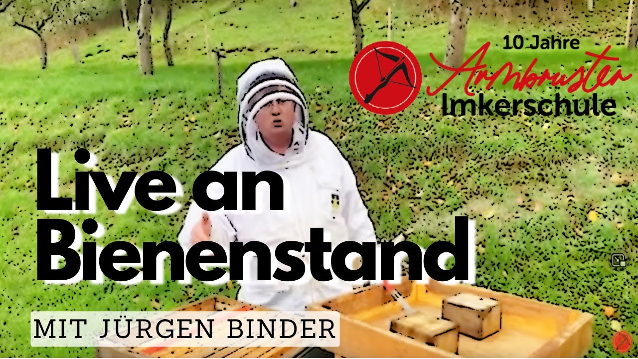 Live an Bienenstand mit J&uuml;rgen Binder