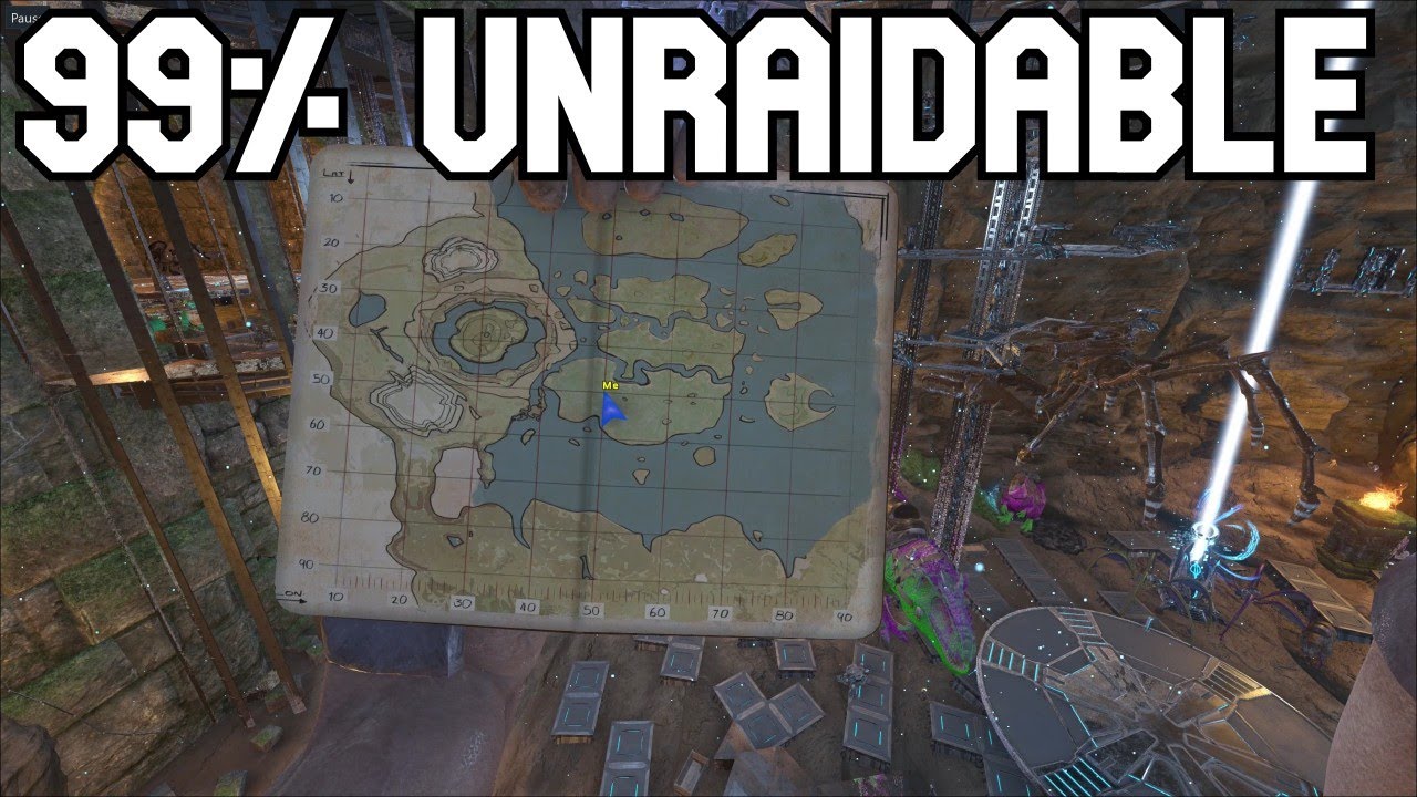 OP BASE SPOT | CENTER CRYSTAL CAVE | UNLUCKY | Ark Official PvP  🍭
