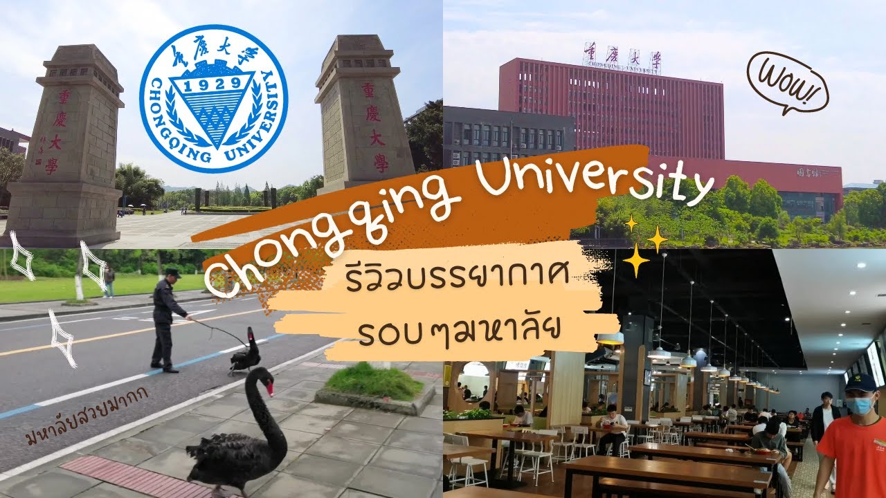 รีวิวบรรยากาศมหาลัยฉงชิ่ง Chongqing University Tour l 重庆大学