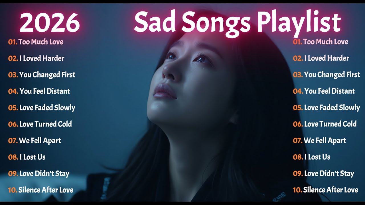 Sad Songs Playlist 2026 | Heartbreak & Lost Love Music for Crying❤️😭
