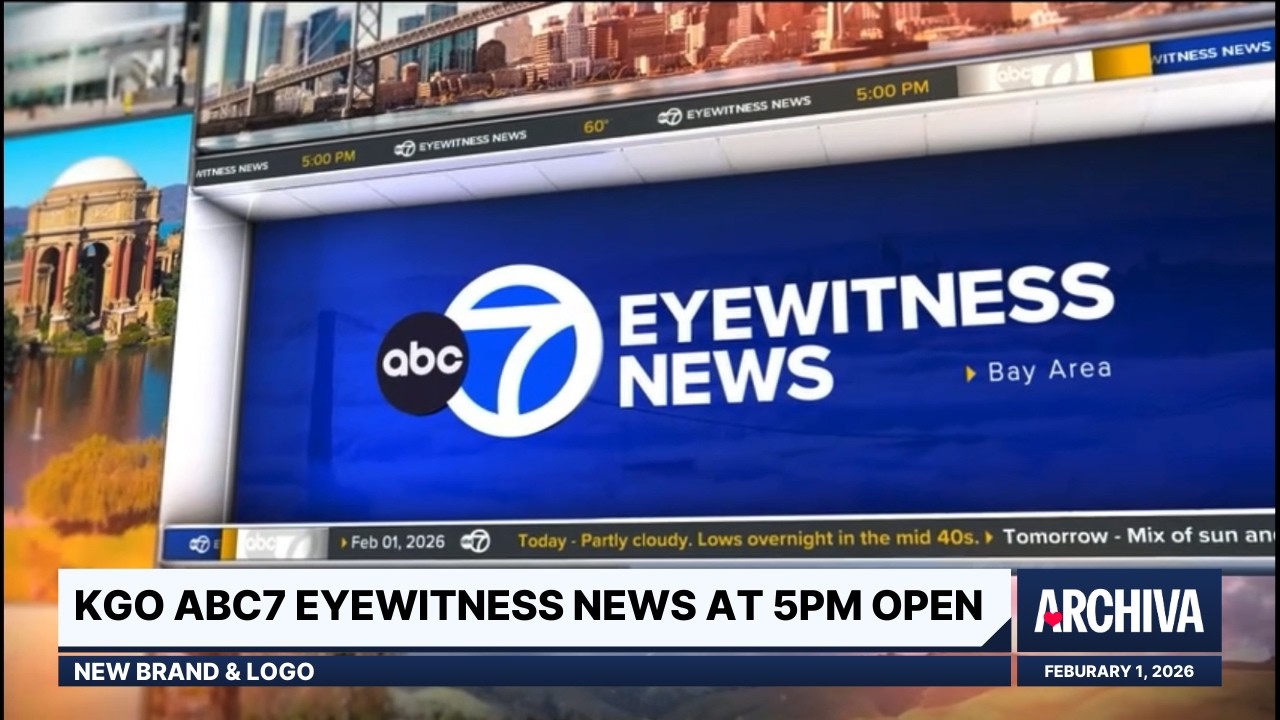 KGO ABC7 Eyewitness News at 5PM Open - New Brand & Logo | February 1, 2026