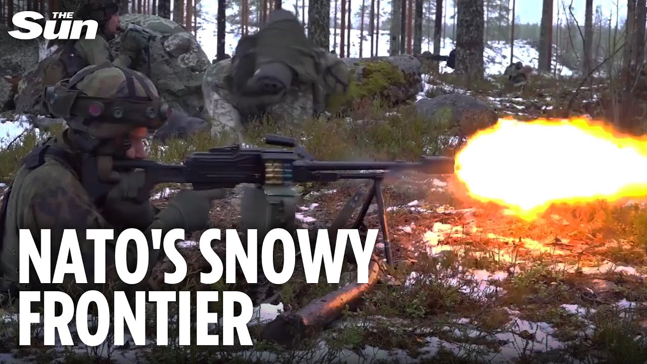 UK troops join NATO drills in -28C as Finland gears up for Arctic war with Putin