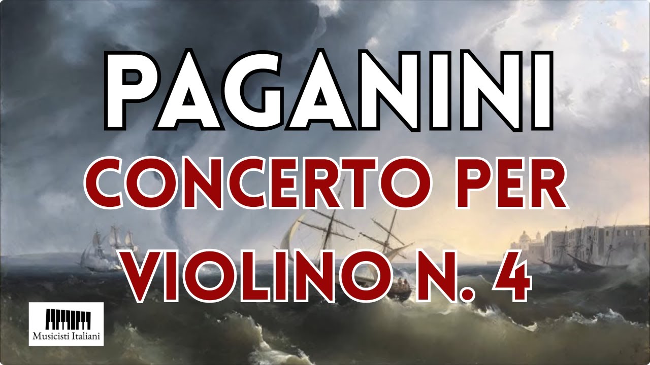 🎻 Paganini – Concerto per Violino n. 4 | Virtuosismo e Leggenda Romantica | Musicisti Italiani