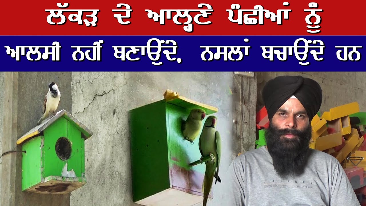 ਪੰਛੀਆਂ ਨੂੰ ਬਚਾਉਣ ਲਈ ਸਸਤੇ ਆਲ੍ਹਣੇ ਤਿਆਰ ਕਰਨਾ ਮੇਰੀ ਸੇਵਾ ਹੈ
