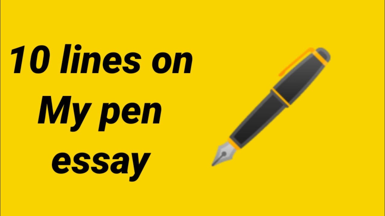 10 lines on my pen. my pen essay. writing✍️ in English.