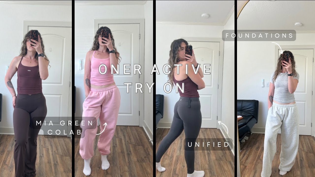 Unsponsored Oner Active Try on | soft motion straight leg, unified, foundations 