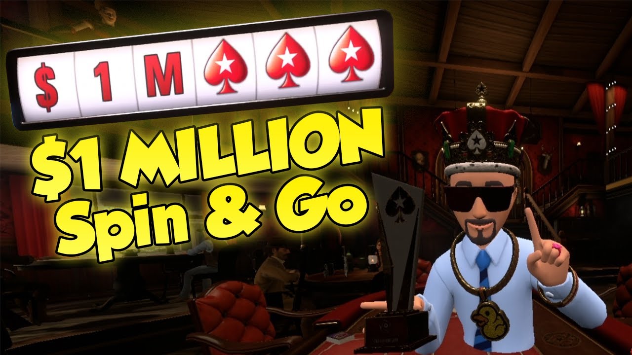 PokerStars VR - WINNING A $1 MILLION *JACKPOT* IN POKERSTARSVR SPIN AND GO!