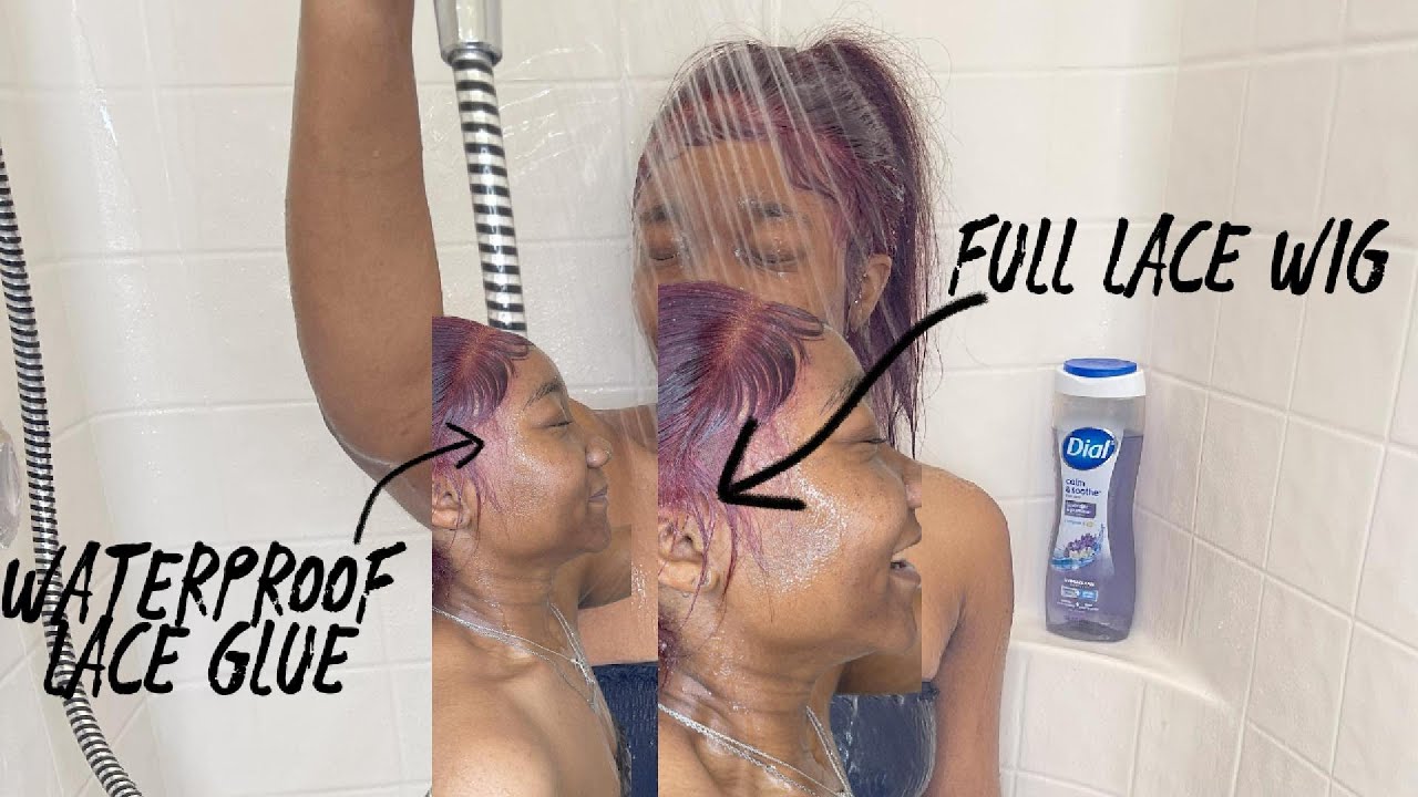 BEST WATERPROOF LACE GLUE - FULL LACE WIG Ft. Sunber Hair