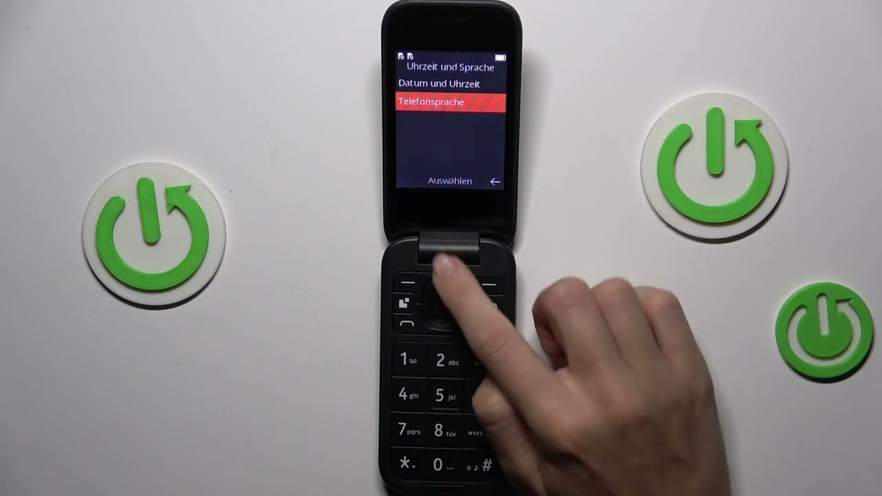 How to Change Language in Nokia 2660 Flip - Set Up System Language