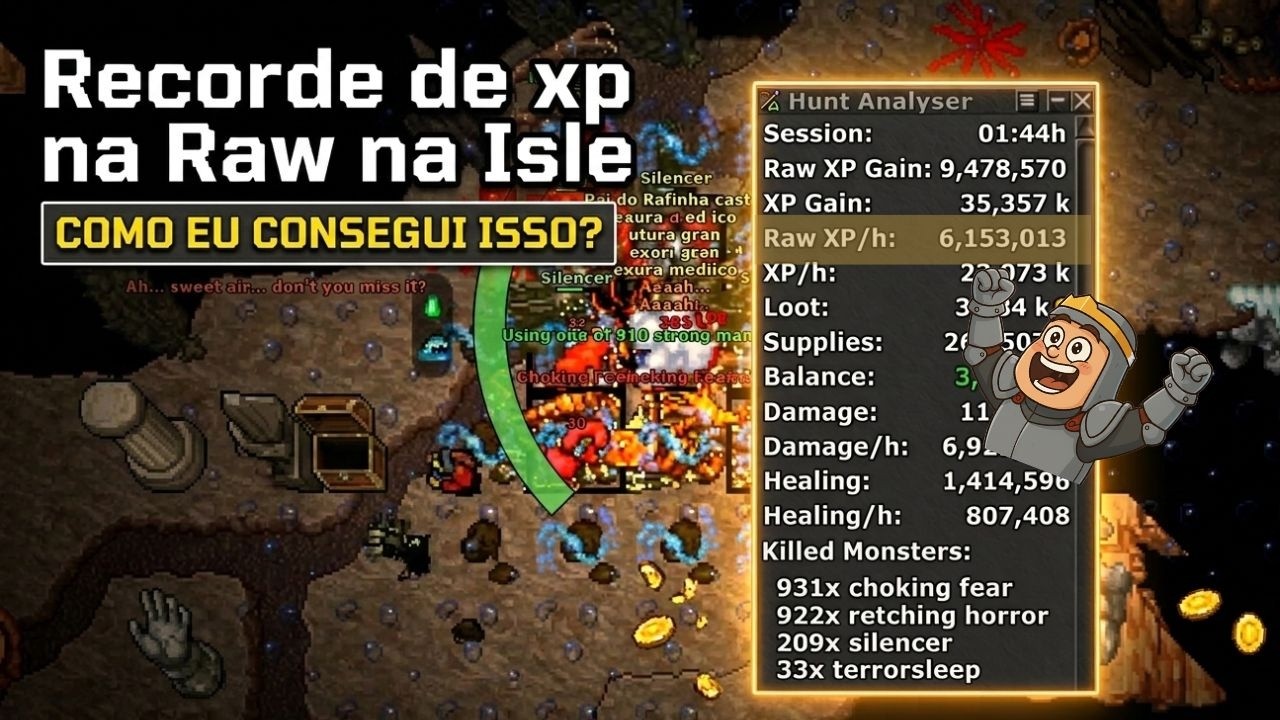 BATI O MEU RECORDE DE XP NA RAW NA NIGHTMARE ISLES. COMO CONSEGUI ISSO?