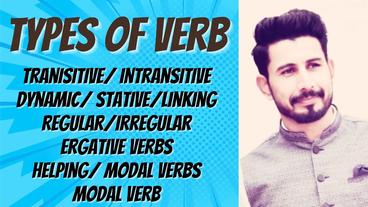 Types of Verbs: Dynamic/Stative/Linking, Regular/Irregular/, Finite/Non-Finite, Ergative, Modals
