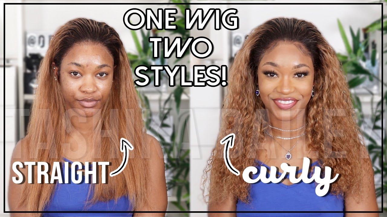 THE ONLY WIG YOU NEED! 2 IN 1 CRYSTAL LACE *MAGIC* STRAIGHT TO CURLY | GENIUS WIGS | TASHIKA BAILEY