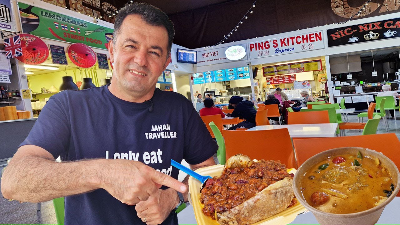 Sheffield food tour,Thai food, and traditional ENGLISH jacket potato