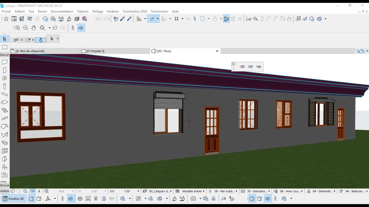 Comment paramétrer les fenêtre sur ArchiCAD