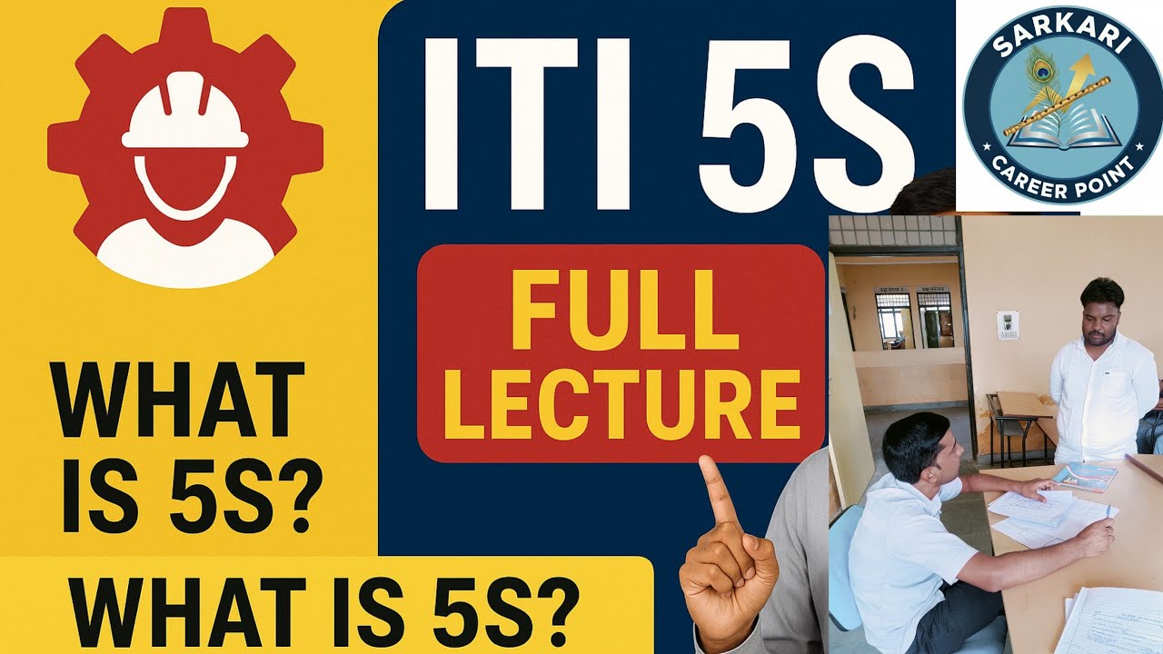 P9 What is 5S? | 5S Ka Meaning, Steps, Examples | ITI All Trades