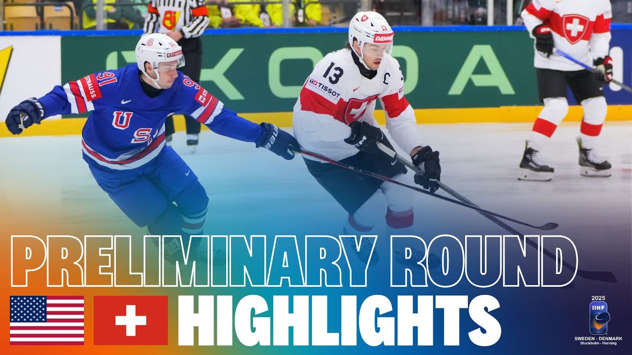 Highlights: USA vs SWITZERLAND | 2025 #MensWorlds #IIHF