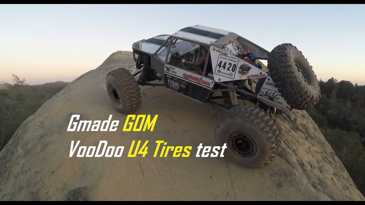 Gmade GOM Plus Kit testing Voodoo U4 Tires Crawling at Rock City