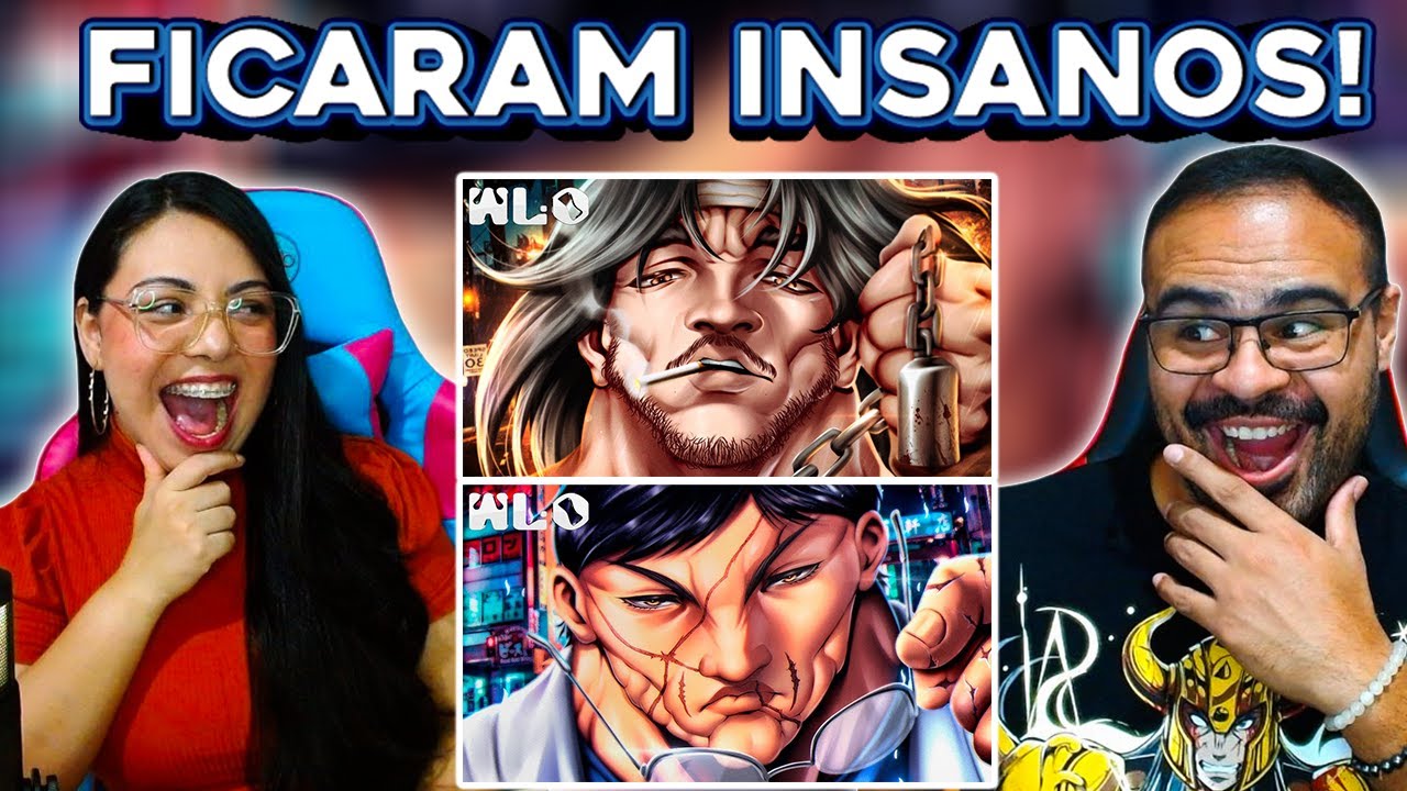 REACT WLO - Armas Letais | Motobe - Yakuza | Hanayama [ Baki The Grappler ]