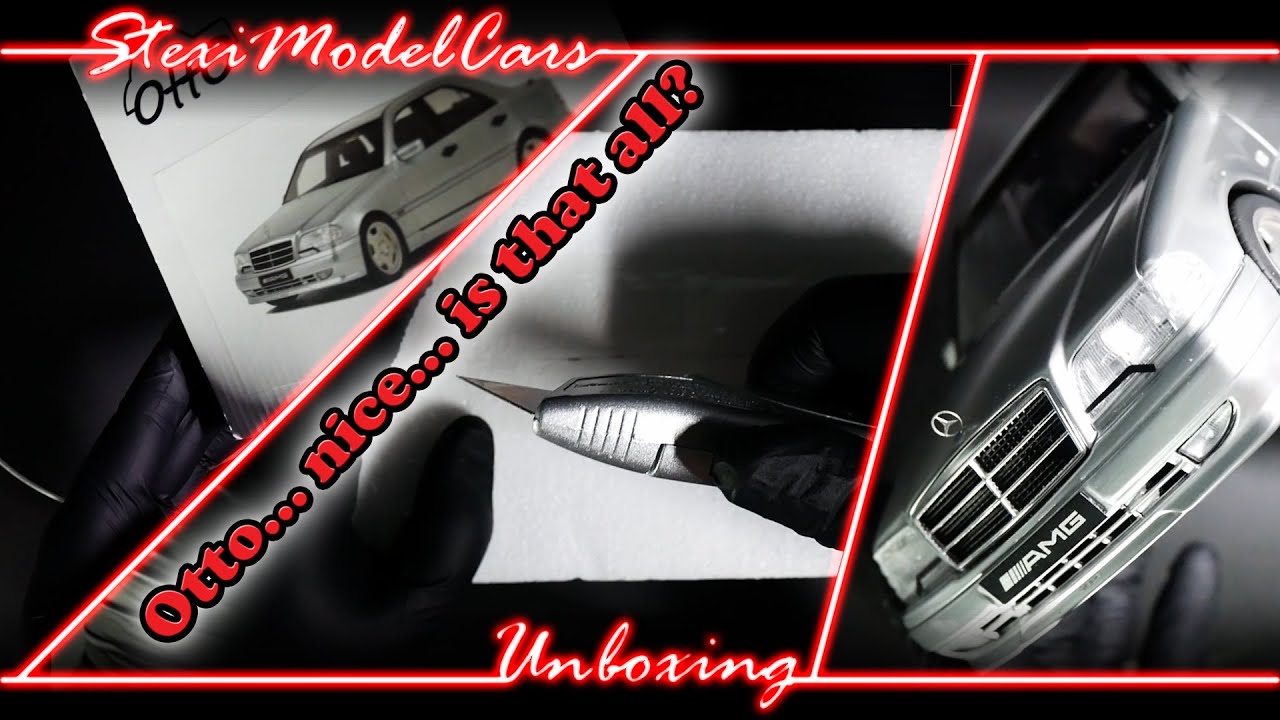 Unboxing - Mercedes-Benz C36 AMG W202 - Otto Mobile - 1:18 1/18 modelcar unpacking & presentation