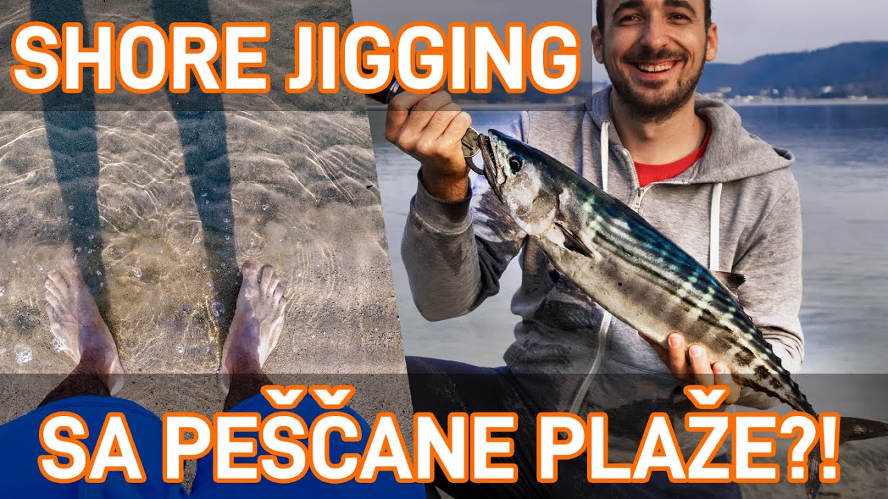 Shore Jigging sa Peščane Plaže - Ribolov na Moru - Gof Luc Palamida
