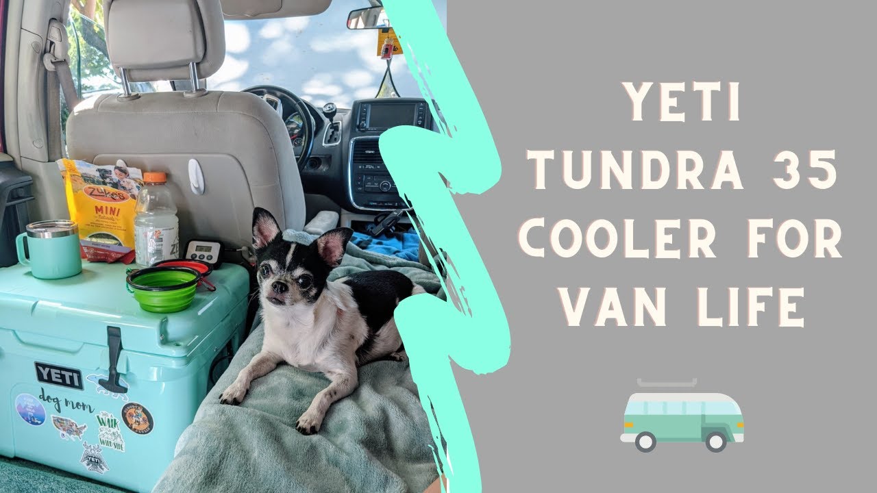 Как сохранить еду холодной в холодильнике YETI Tundra 35 | Жизнь в фургоне | Переоборудование мин...