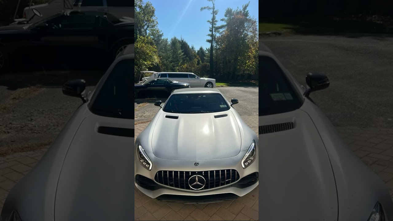 Our magno silver Mercedes Benz AMG GTC roadster 