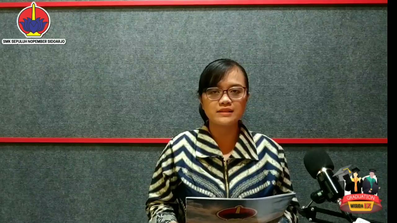 Pembacaan SK Kelulusan Siswa dan Siswi Smk Sepuluh Nopember Sidoarjo