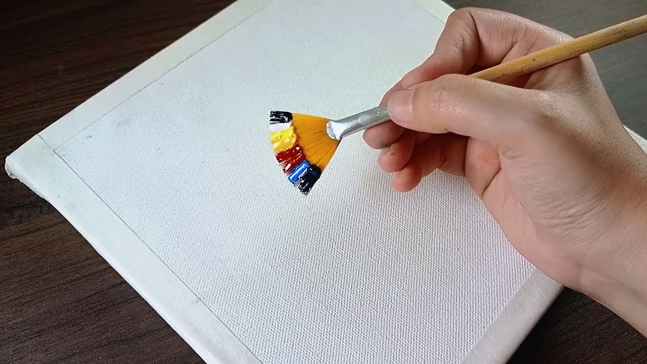 Sunset Reflection with Lone Tree🌳 | Easy Acrylic Painting Tutorial / DEMO #159