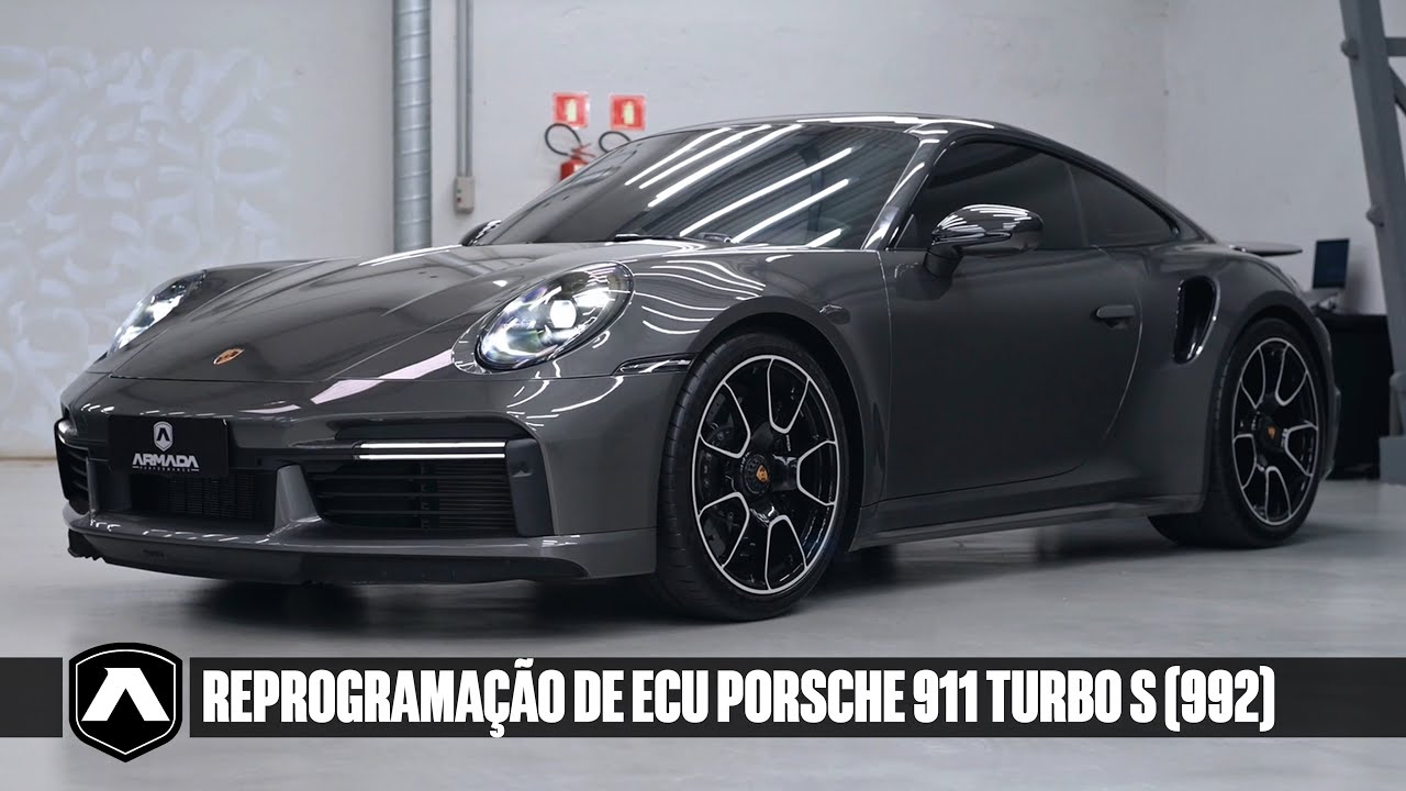 Essa Porsche 911 turbo S (992) ficou com 840cvs e 96Kgfm após a preparação Stg2 Armada Perfomance