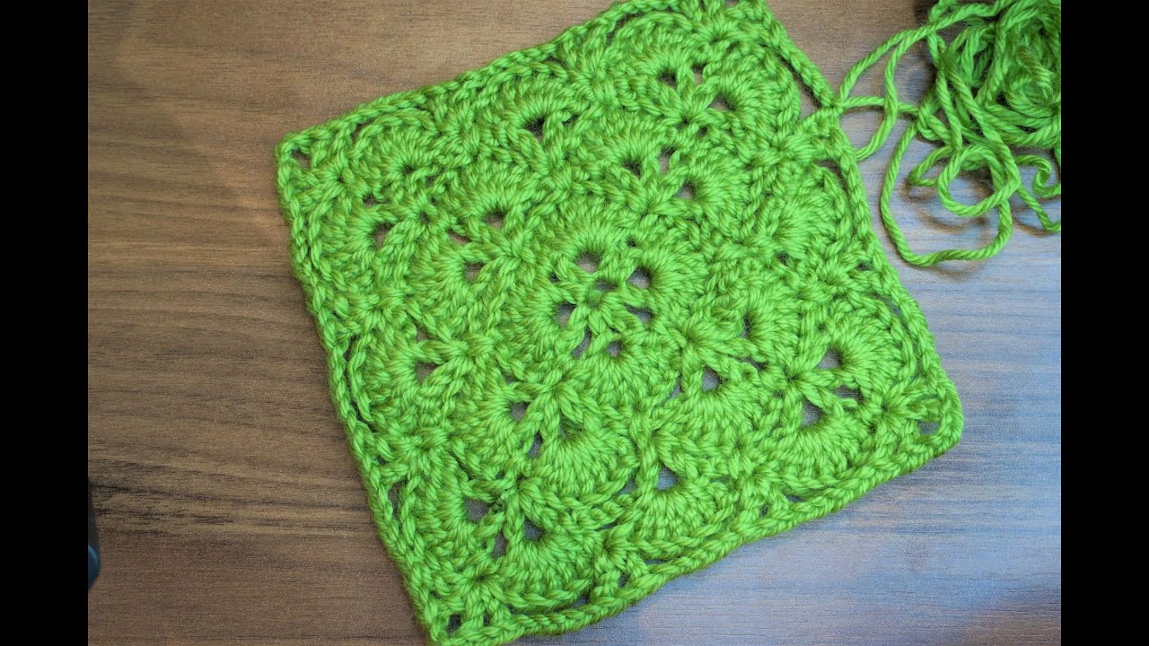 How to Crochet the German Shell blanket