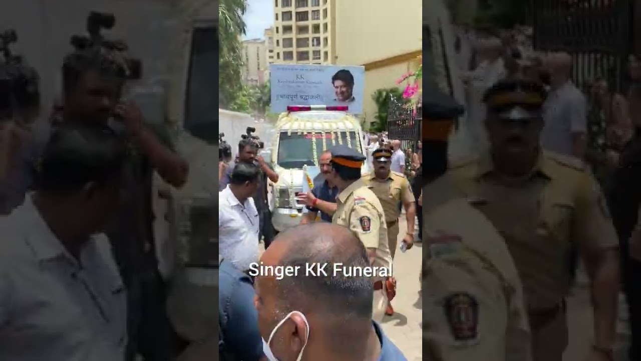 Singer KK Funeral Mumbai | Fans Bid Farewell #shorts #kk