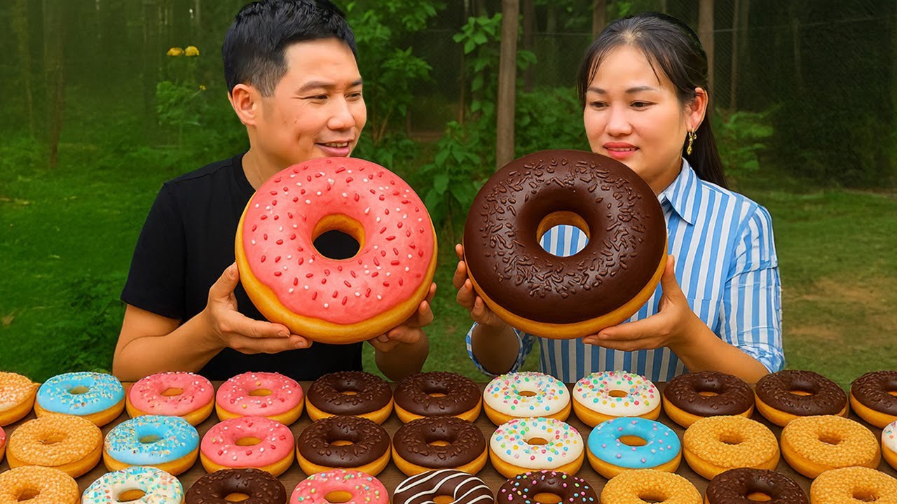 How to Make French Donuts to Sell at the Market - Gardening - Daily Life | Ly Phuc An