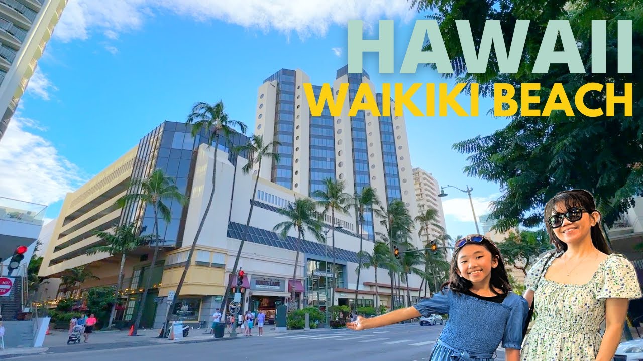 HAWAII TRAVEL VLOG EP-6: LUXURY WAIKIKI HOTEL TOUR, CHINATOWN FRUIT HAUL, AND EPIC SUNSET! 🌴🍍