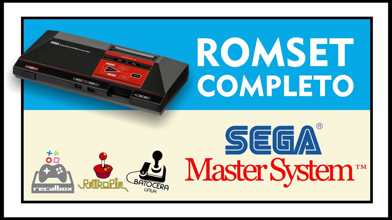 ROMSET COMPLETO DE MASTER SYSTEM