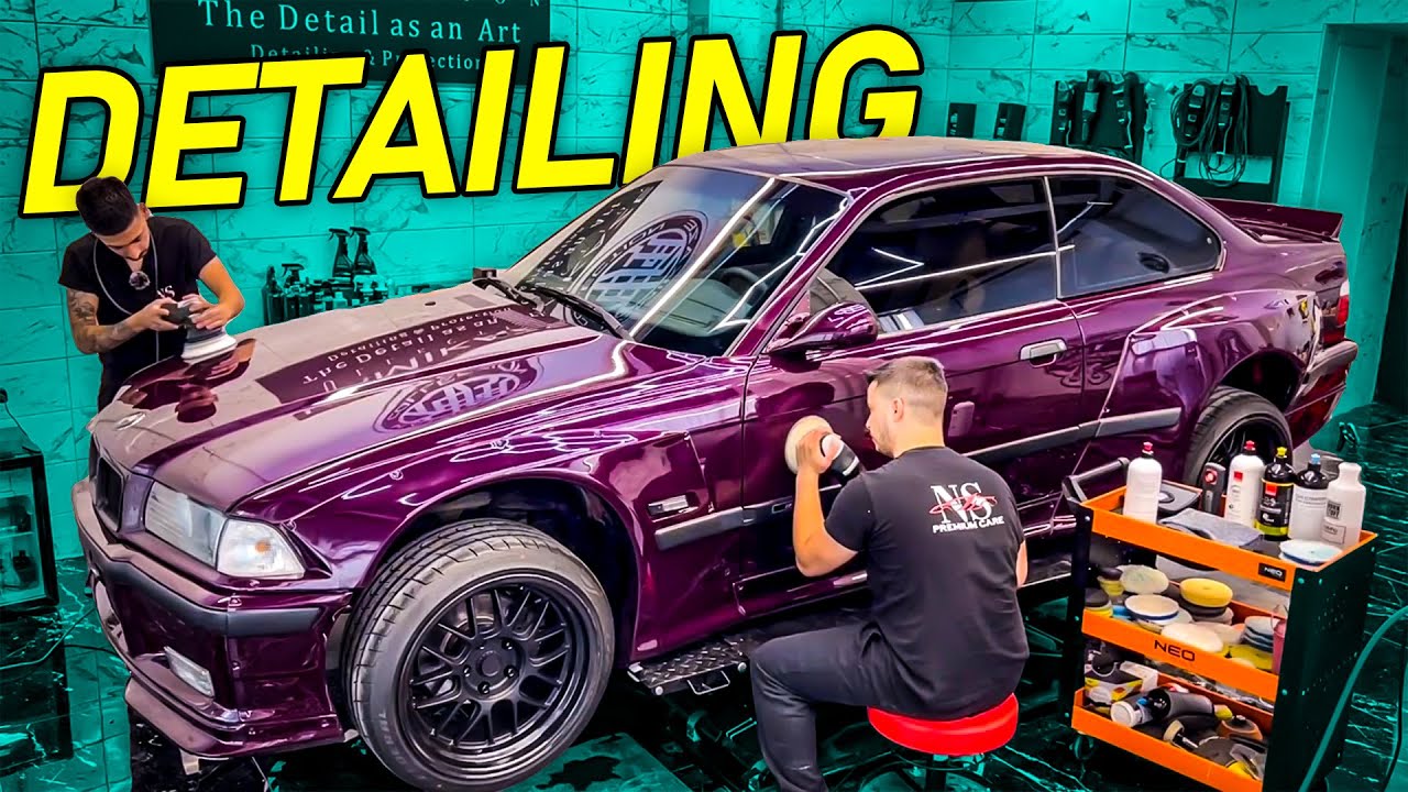TΡΟΜΕΡΟ DETAILING ΠΛΥΣΙΜΟ & ΓΥΑΛΙΣΜΑ! ΚΑΘΡΕΦΤΗΣ ΤΟ BMW E36!! | BUILD2GIVE #3