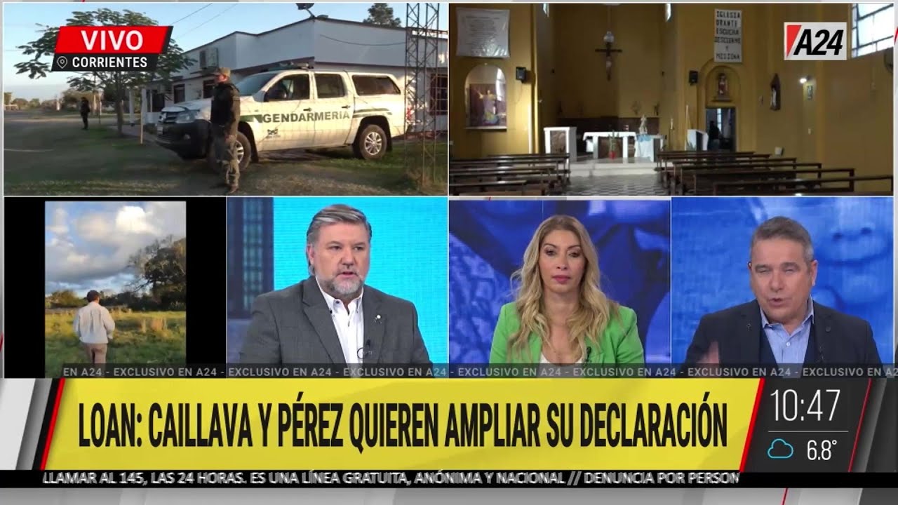 📢 Loan: Mar&iacute;a Victoria Caillava y  Carlos P&eacute;rez quieren ampliar su declaraci&oacute;n