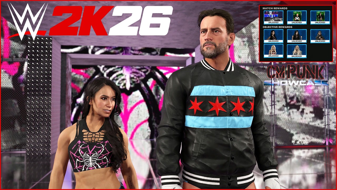 WWE 2K26 CM Punk Showcase Those Crazy Punks CM Punk and AJ Lee vs The Miz and Maryse
