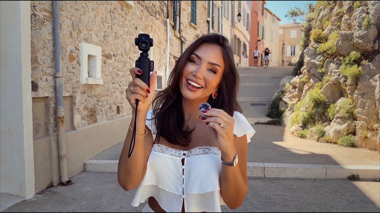 Testing out the new DJI OSMO pocket 4P in the South of France