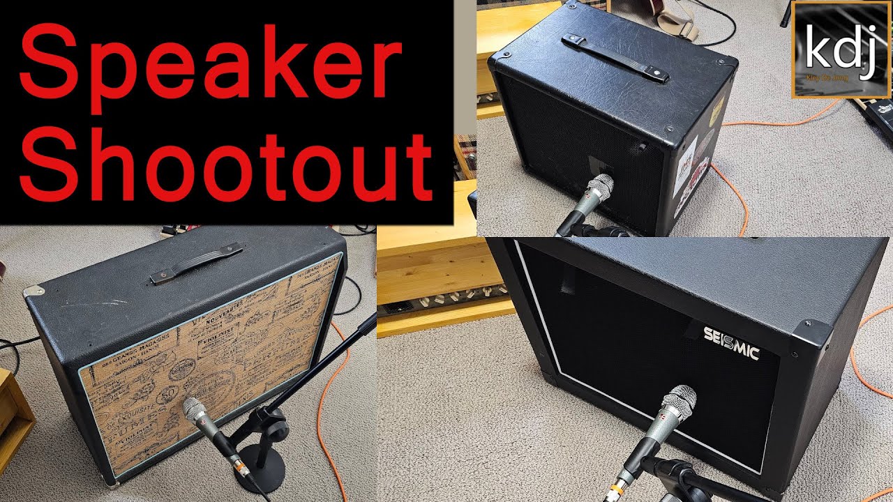Speaker Cab Shootout - Open/Closed | WGS G12C - WGS Veteran 30 - Eminence Red White & Blues