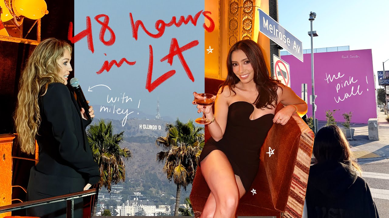 48 HOURS IN LOS ANGELES! unexpected, last minute travel vlog!