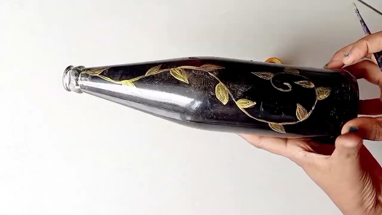 easy bottle painting #diy #bottlepainting
