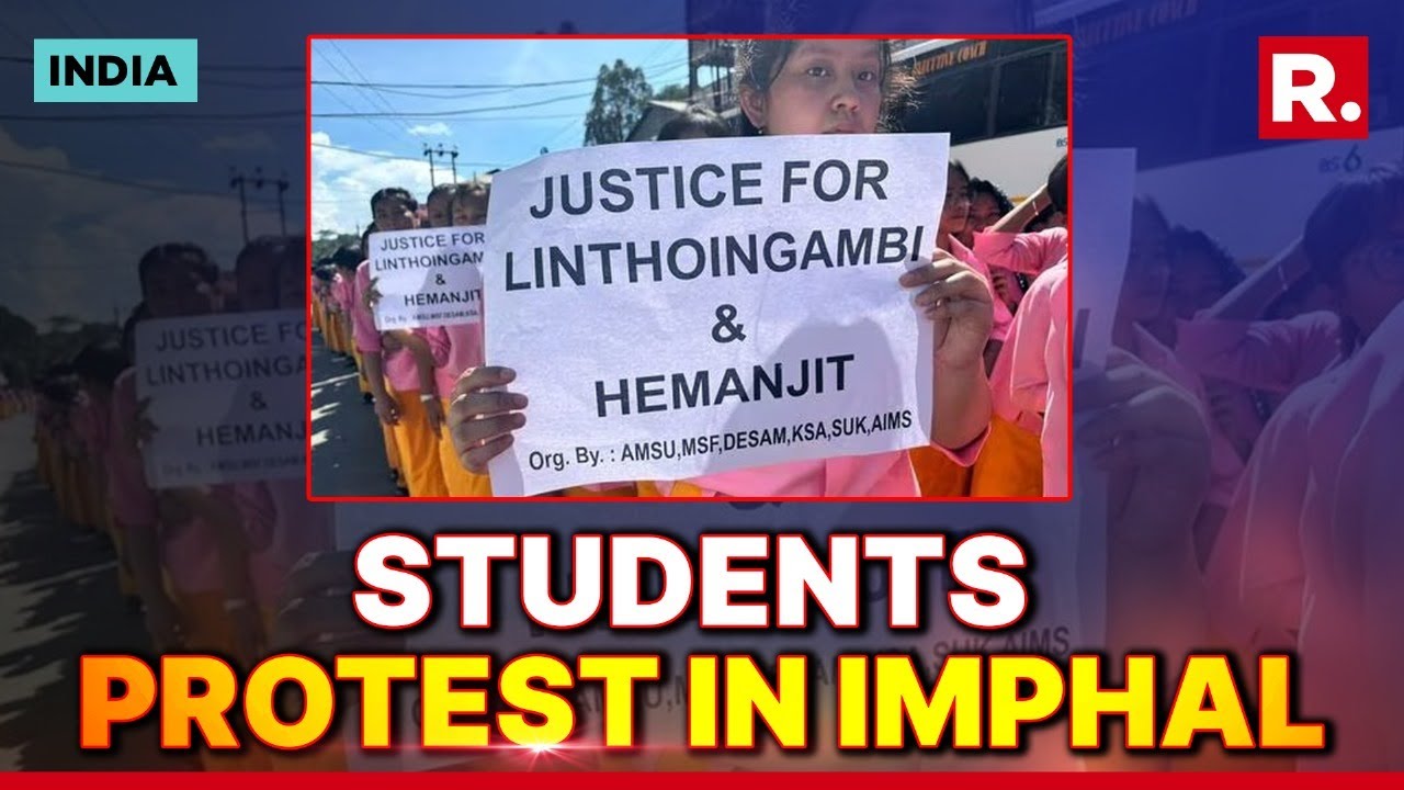 Manipur Horror: Thousands Of Students Protest In Imphal Over Deaths Of Two Missing Meitei Youths