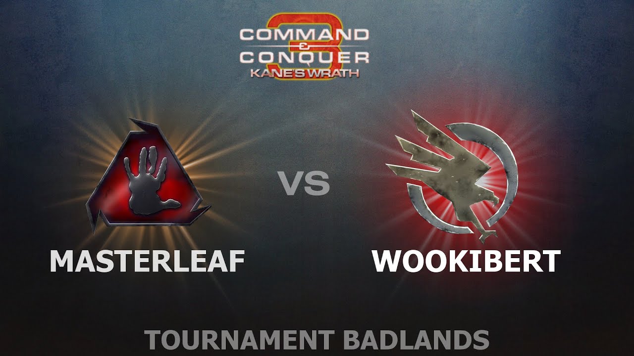 C&C3: Kane's Wrath 1vs1- Masterleaf (BH) vs. Wookibert (GDI)