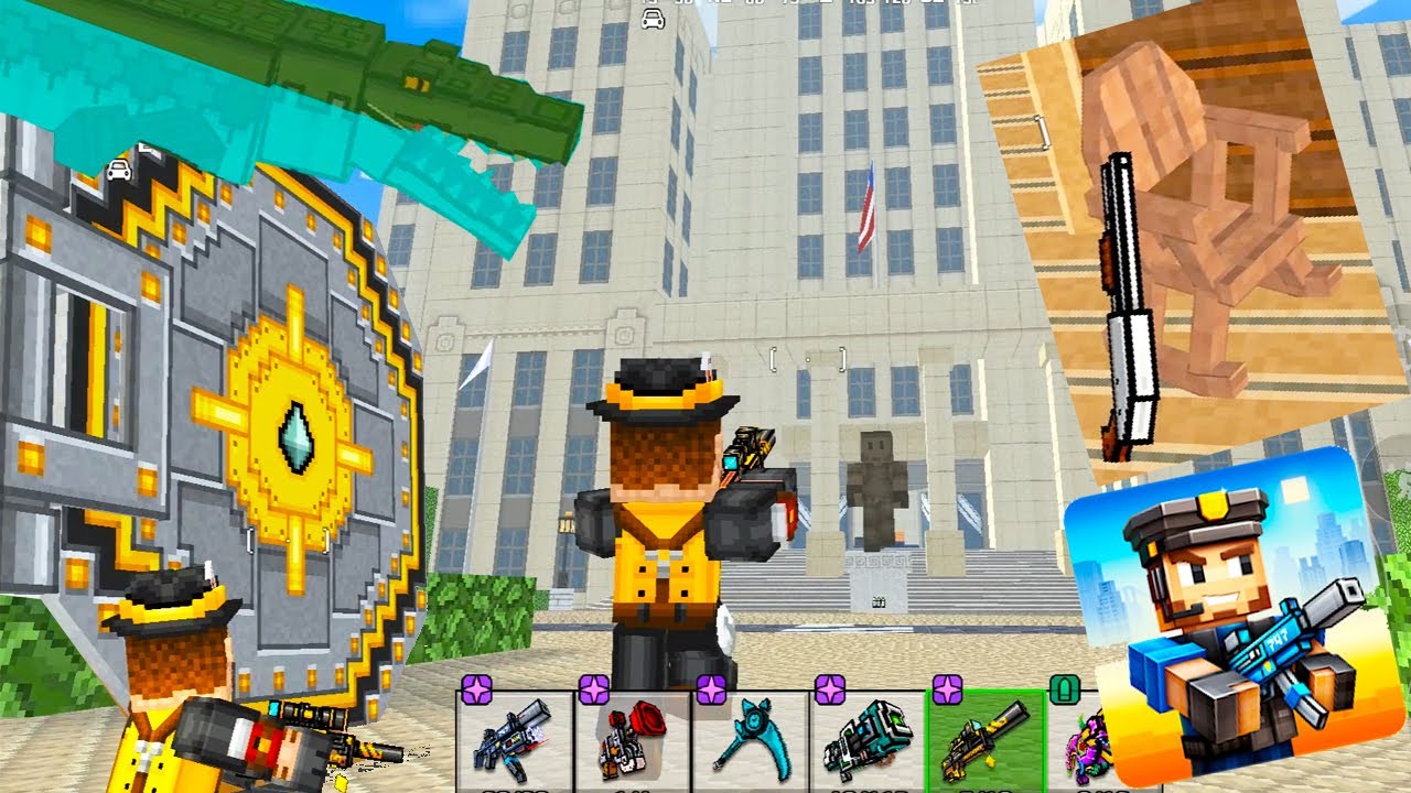 Pixel Gun 3D - Quick Guide to the New Map in Freeplay Mode (Update 21.2.3)