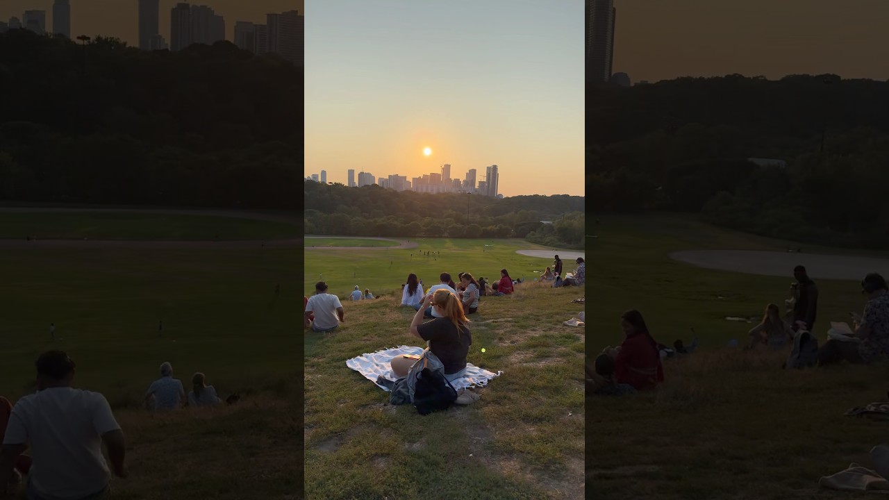 Toronto Sunsets at Riverdale Park East